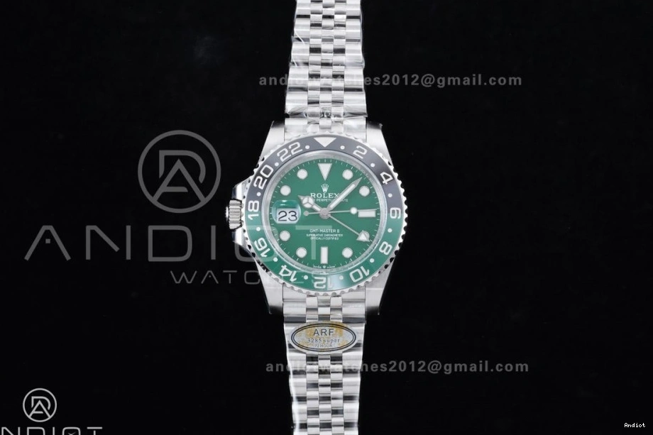 904L Jubilee LHD V2 New VTNR 1:1 Oyster on Best ARF SH3285 II Master 126729 Edition Sprite SS GMT 0129